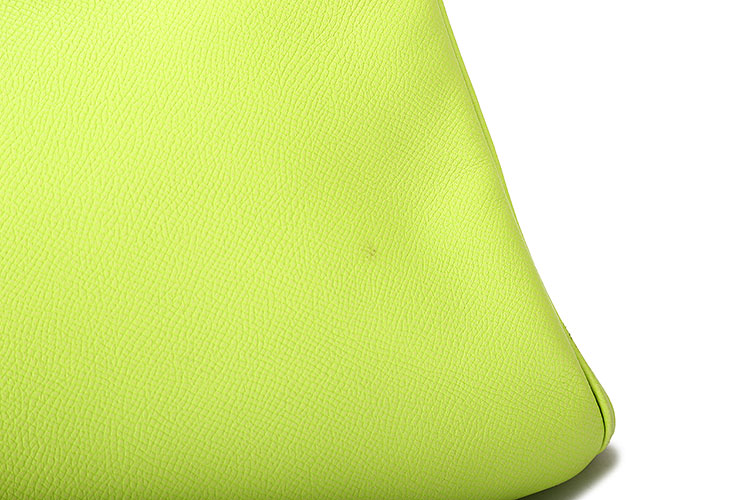 【hermes爱马仕 手提包】hermes(爱马仕) 糖果绿皮质银扣手提包【正品