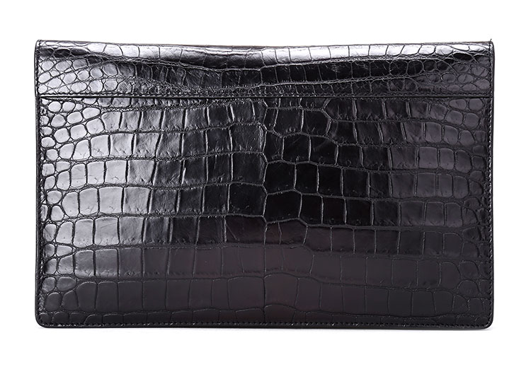 celine(赛琳) 黑色鳄鱼皮手包