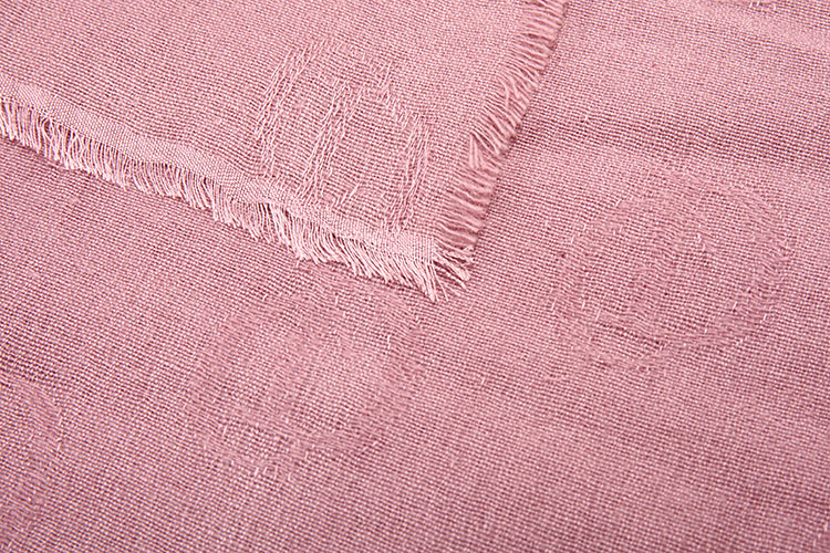 dior(迪奥) 芋粉色羊绒/丝围巾220×90