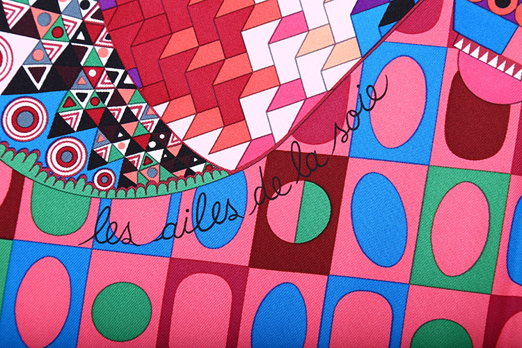 桃红色系蝴蝶印花图案丝巾90#】价格,图片,正品 – 寺库奢侈品网手机