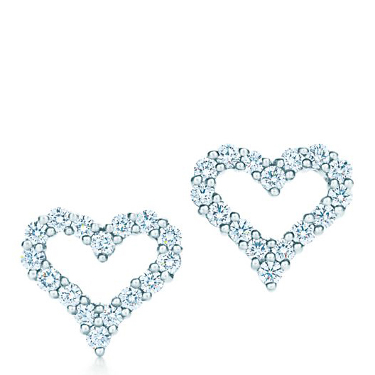 tiffany co(蒂芙尼)铂金钻石耳钉23715651