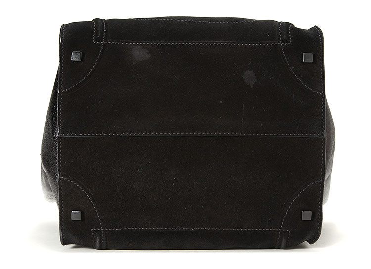 celine(赛琳) 黑色皮质幻影手提包