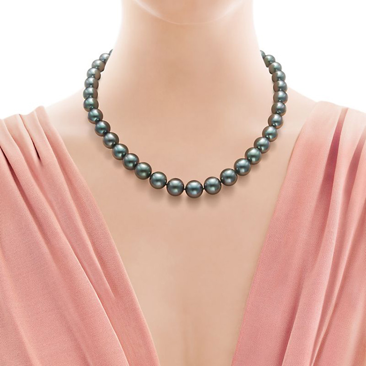 tiffany & co.(蒂芙尼)大溪地珍珠项链18k白金32249493