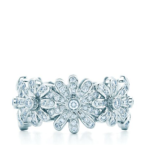 tiffany & co.(蒂芙尼)钻石小雏菊戒指 6号grp06413