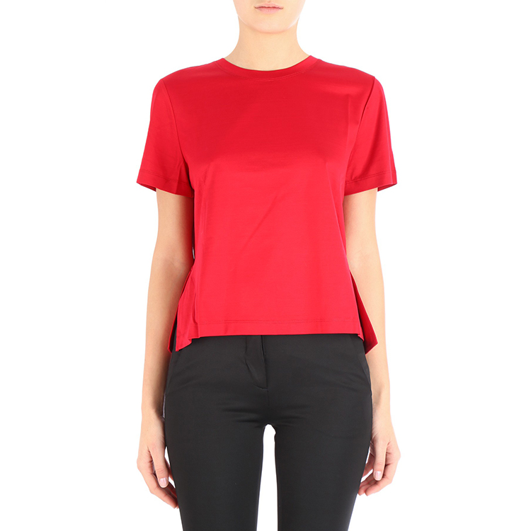 valentino pap女士纯棉时尚下摆短袖t恤gb