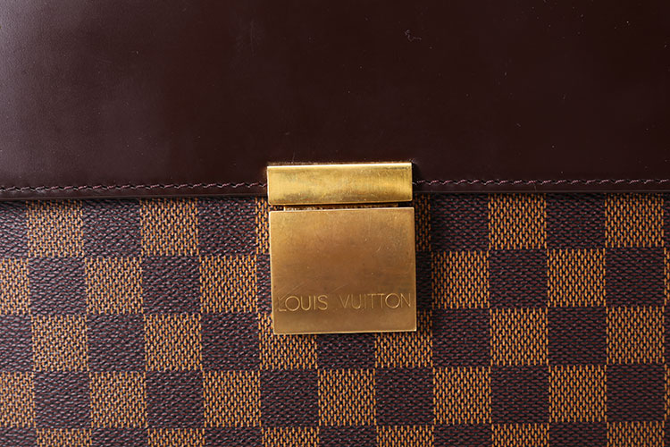 louis vuitton(路易威登) 棕色棋盘格男士手提包