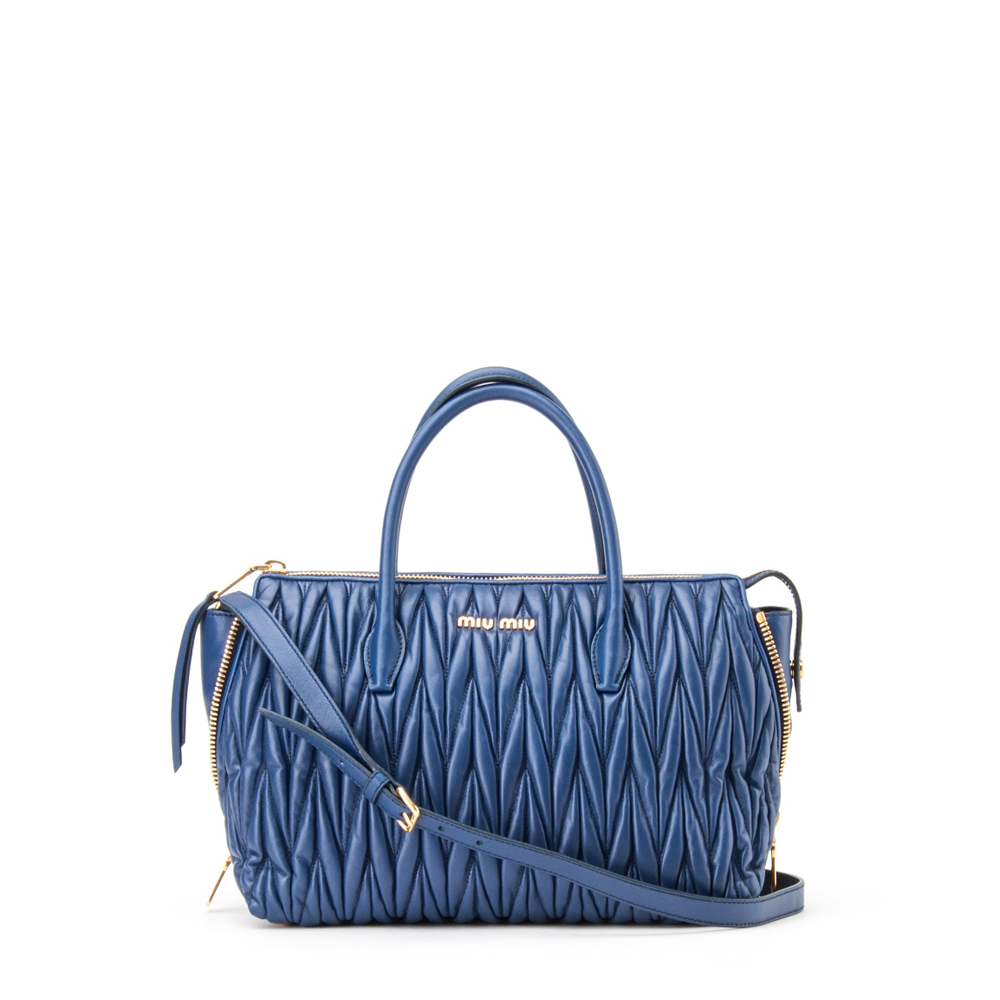 miumiu/缪缪 羊皮女士手提包col rn1016 n88 f0021