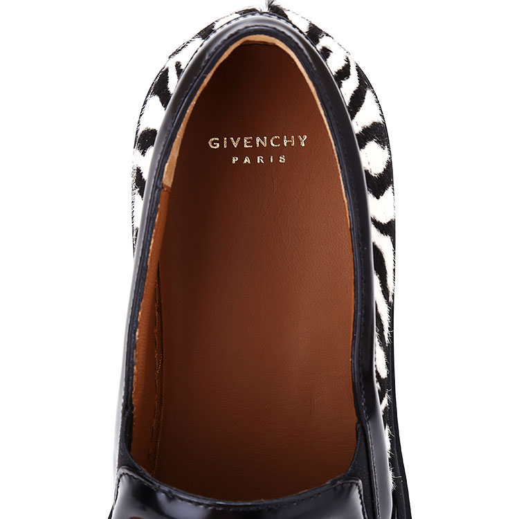 givenchy(纪梵希) 斑马纹马毛平底鞋 36