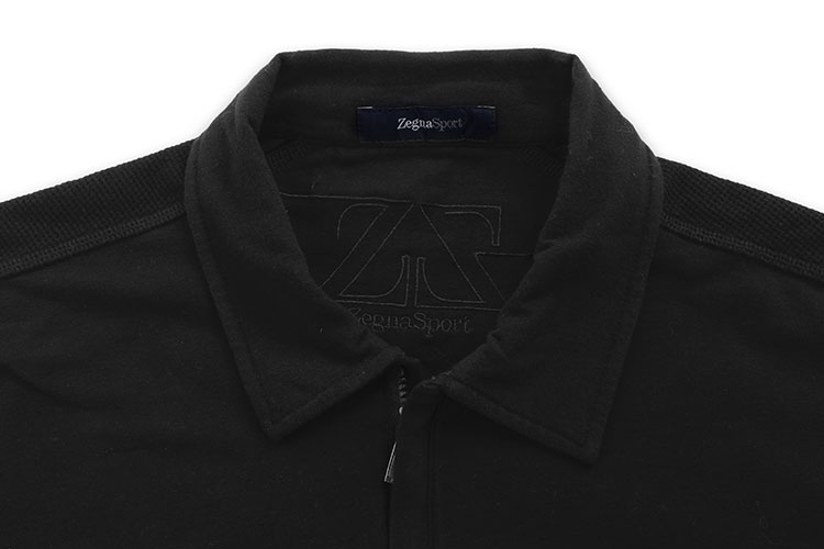 zegna/杰尼亚时尚休闲男士t恤 黑色 xl