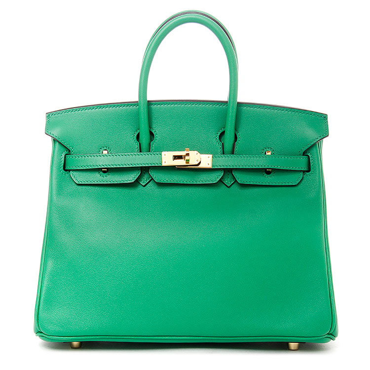 hermes(爱马仕) 1k竹子绿手提包birkin25