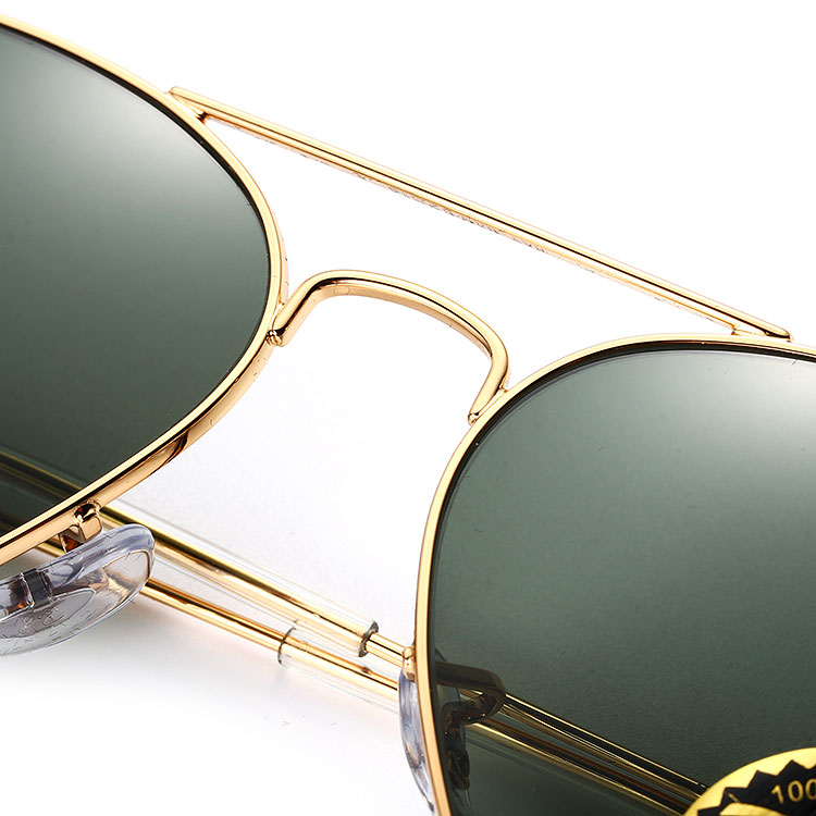 ray-ban/雷朋經典蛤蟆太陽墨鏡 眼鏡 rb3026 l2846 62金色鏡架墨綠