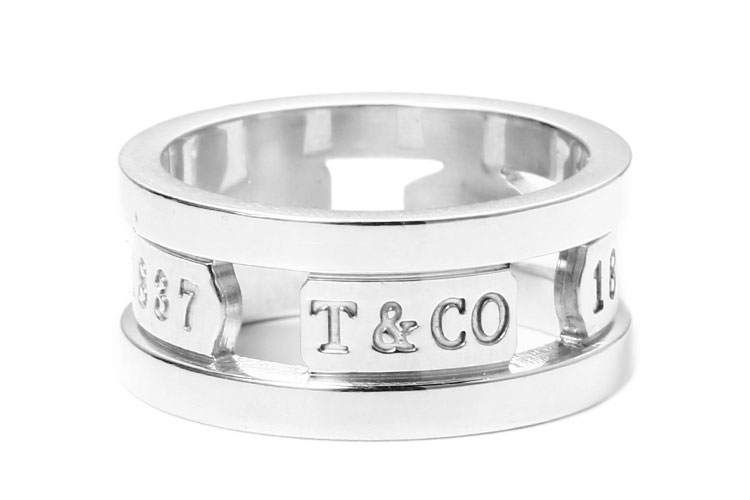 tiffany & co.(蒂芙尼) s925银1837系列戒指54