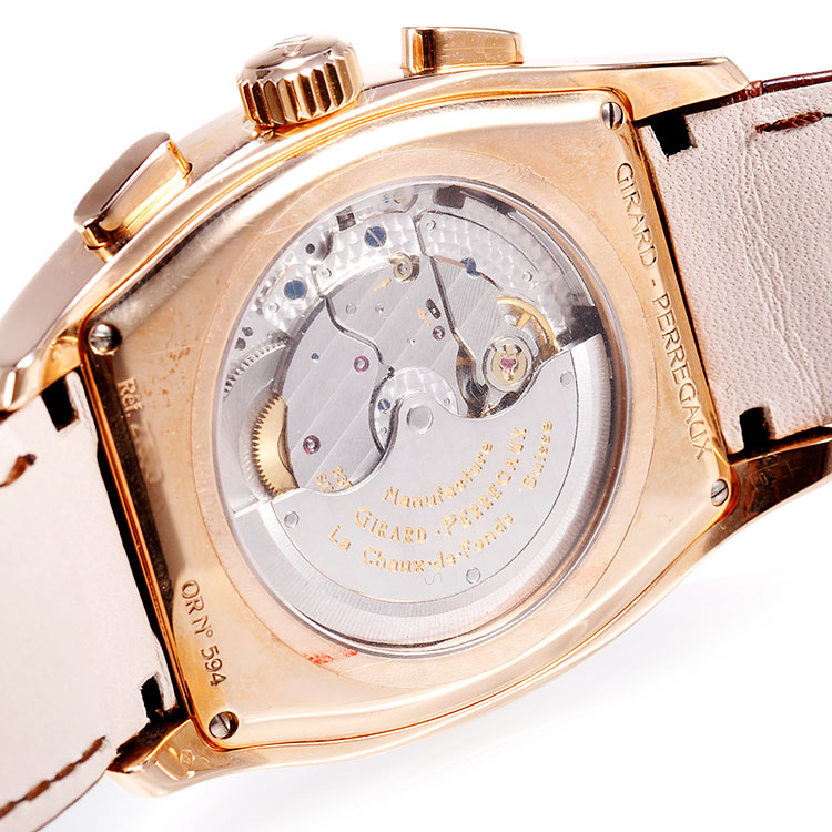 perregaux(芝柏) richeville系列男士自动计时机械腕表27650