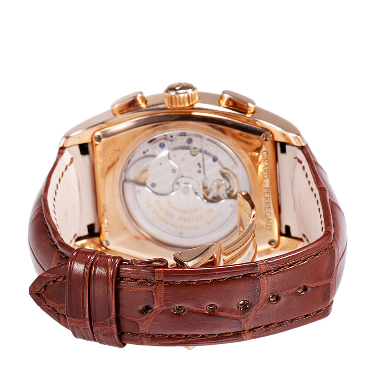 perregaux(芝柏) richeville系列男士自动计时机械腕表27650