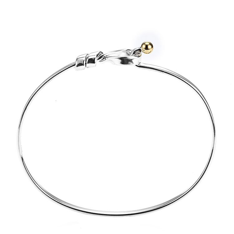 (蒂芙尼) s925银/18k黄金搭扣手镯