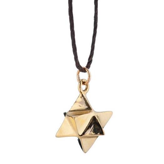 mara mcs 四面体蜡绳吊坠项链star of tetrahedron necklace