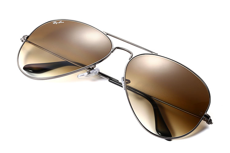 【ray-ban雷朋 眼镜】ray-ban(雷朋)#枪色框架茶色渐变色镜片太阳镜【