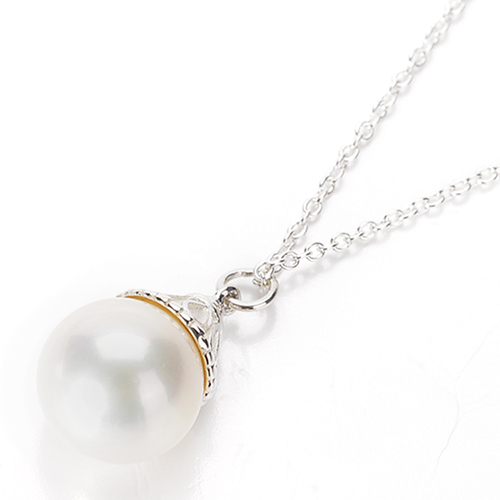 tiffany & co.(蒂芙尼)925银珍珠项链 银色 均码