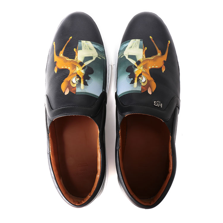 【givenchy纪梵希 休闲运动鞋】givenchy(纪梵希) 小鹿斑比黑色皮质男