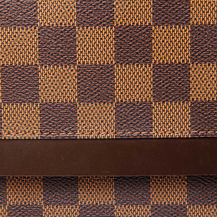 louis vuitton(路易威登) 棕棋格手包