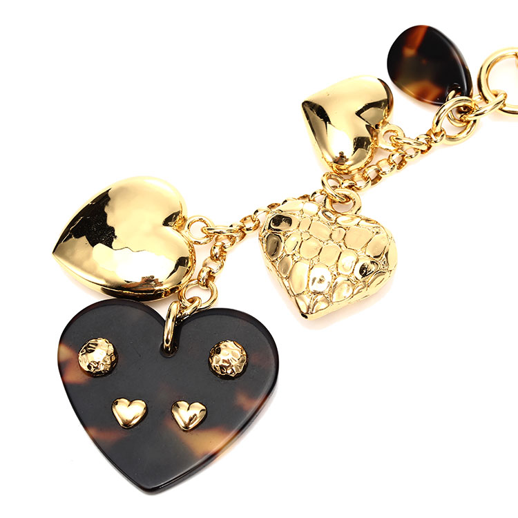 giovanni raspini(giovanni raspini) #纯银镀金/醋酸纤维心形项链