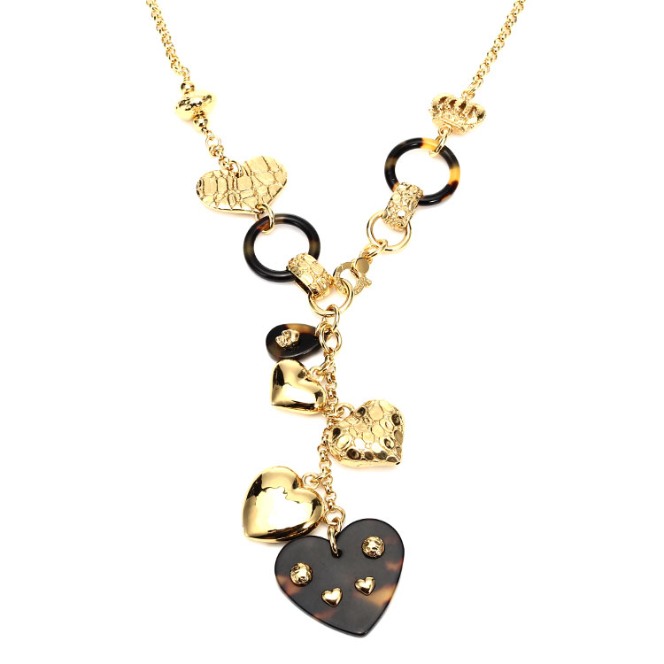 giovanni raspini(giovanni raspini) #纯银镀金/醋酸纤维心形项链