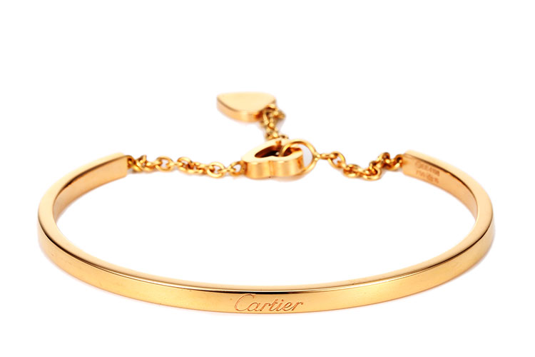 cartier(卡地亚) 750玫瑰金桃心吊坠手环