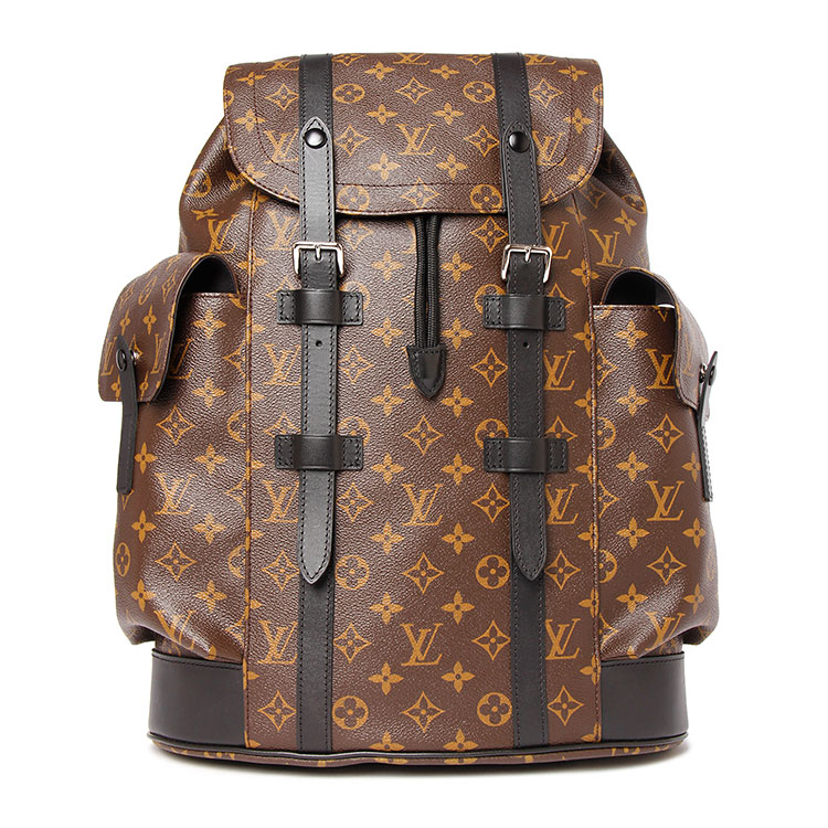 louis vuitton(路易威登) 老花色双肩包christopher