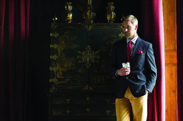 holland&holland荷兰荷兰英国皇室户外服饰 男士纯手工纯银扣纯新羊毛