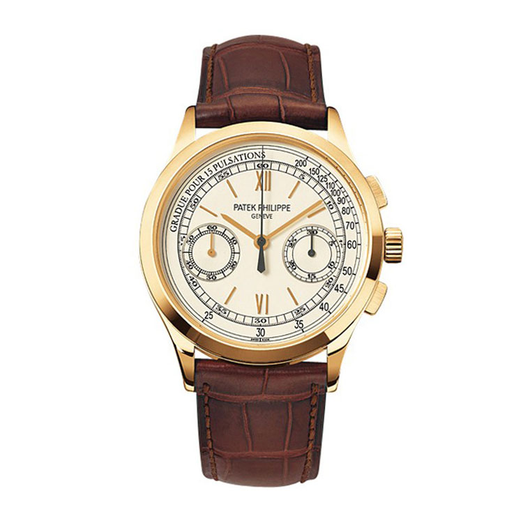 patek philippe(百达翡丽)超级复杂功能计时系列男士机械腕表5170j