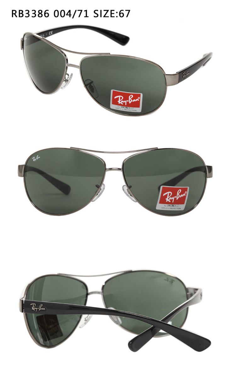 ray-ban/雷朋太阳 时尚休闲眼镜rb3386 004/71 67