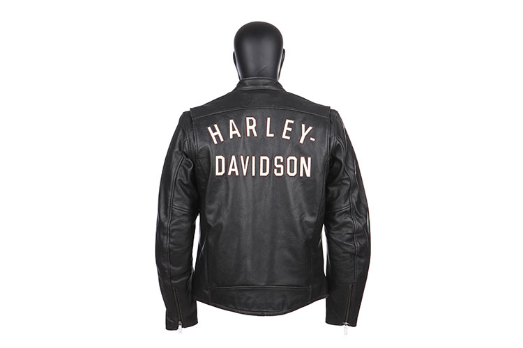 harleydavidson哈雷戴维森伐木皮夹克97096-12vm 黑色 m