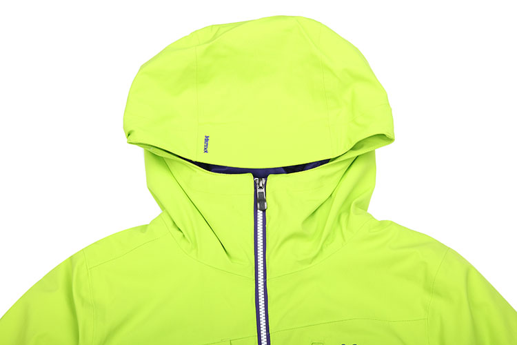 marmot土拨鼠 女款连帽冲锋衣 石灰绿 l