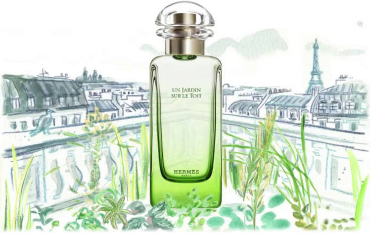 hermes/爱马仕 屋顶花园香水 100ml