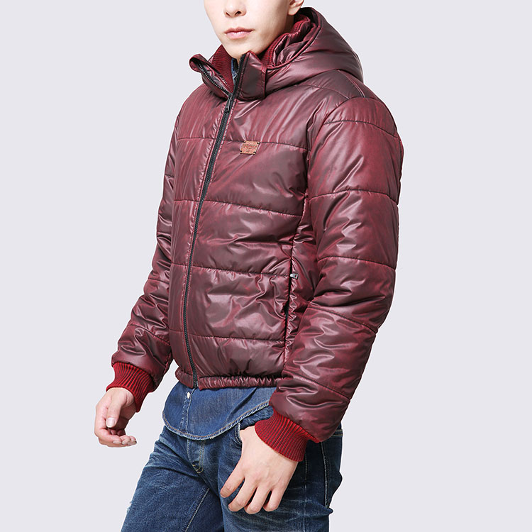 dolce&gabbana/杜嘉班纳男士外套-男士暗红色聚酯纤维时尚棉服