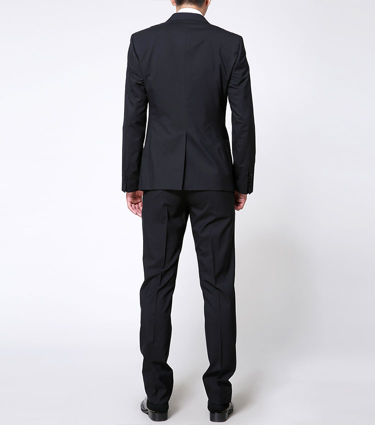 dolce&gabbana/杜嘉班纳男士西装-男士黑色纯羊毛 桑蚕丝时尚西服套装