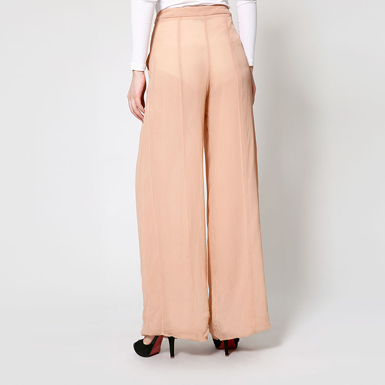 patrizia pepe/柏翠莎 佩佩女士裤子-女士藕色桑蚕丝时尚休闲裤