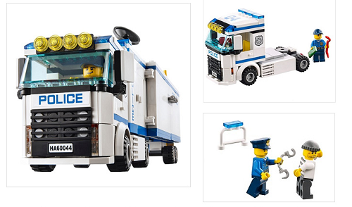 乐高lego益智拼插积木拼装玩具 城市系列 流动警署l60044新品
