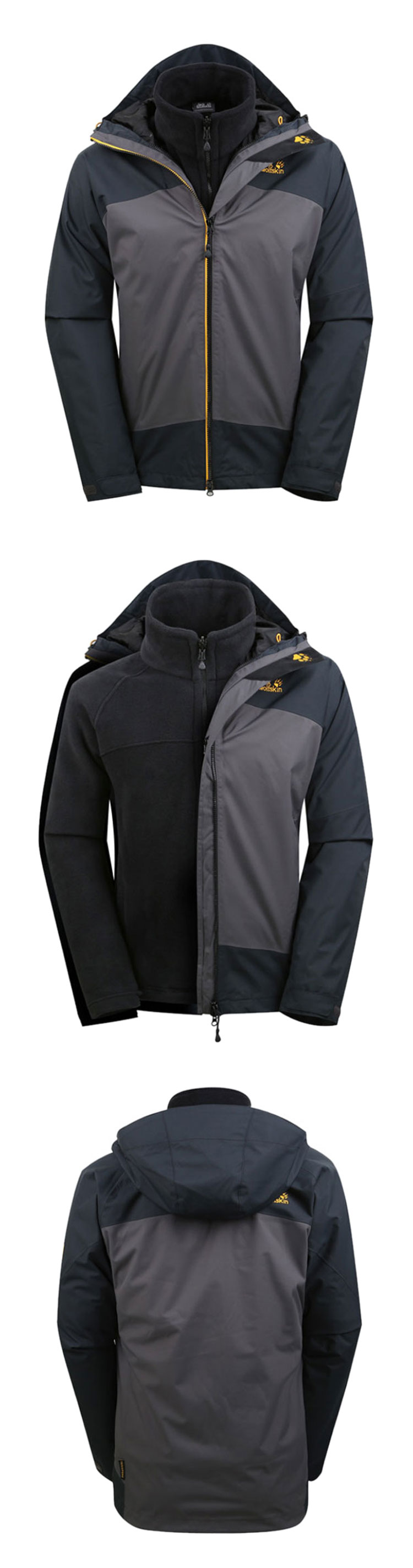 【jack wolfskin 狼爪 高端正品户外时尚 2014秋新款秋冬男款户外防水