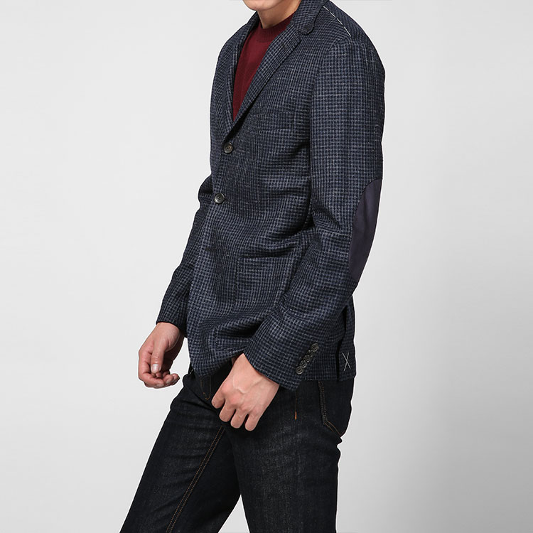 hugo boss/雨果波士男士西装-男士高端系列蓝色羊毛商务西装