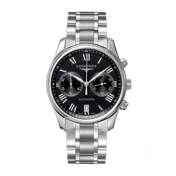 longines/浪琴名匠精钢自动机械计时男表(l2.629.4.51.6)