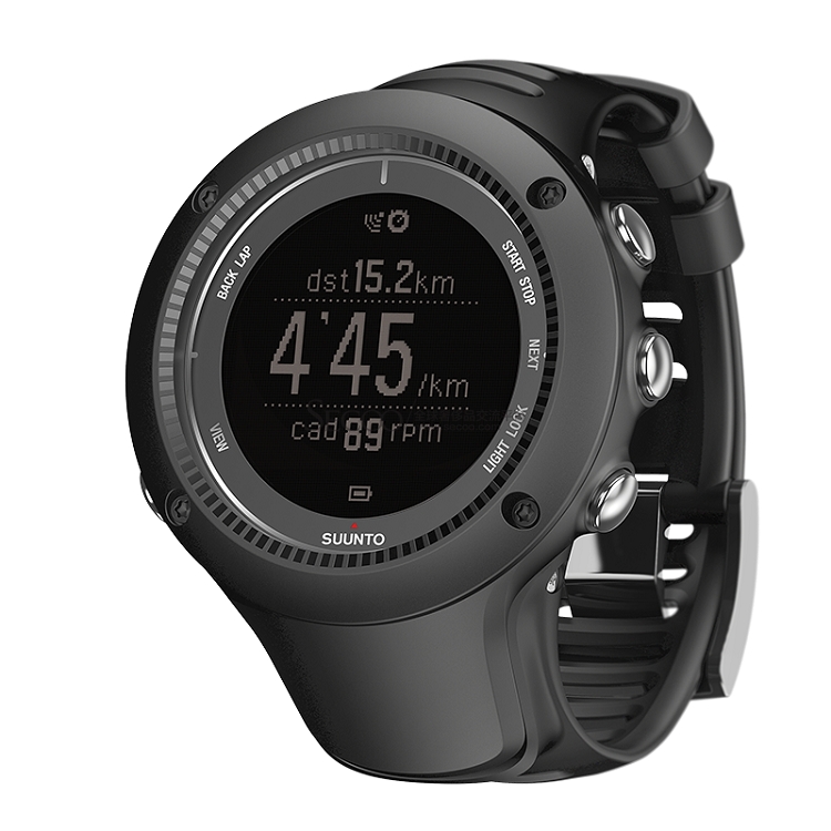 suunto/頌拓ambit2r 拓野2r石英中性手錶 gps跑步酷黑 ss020654000