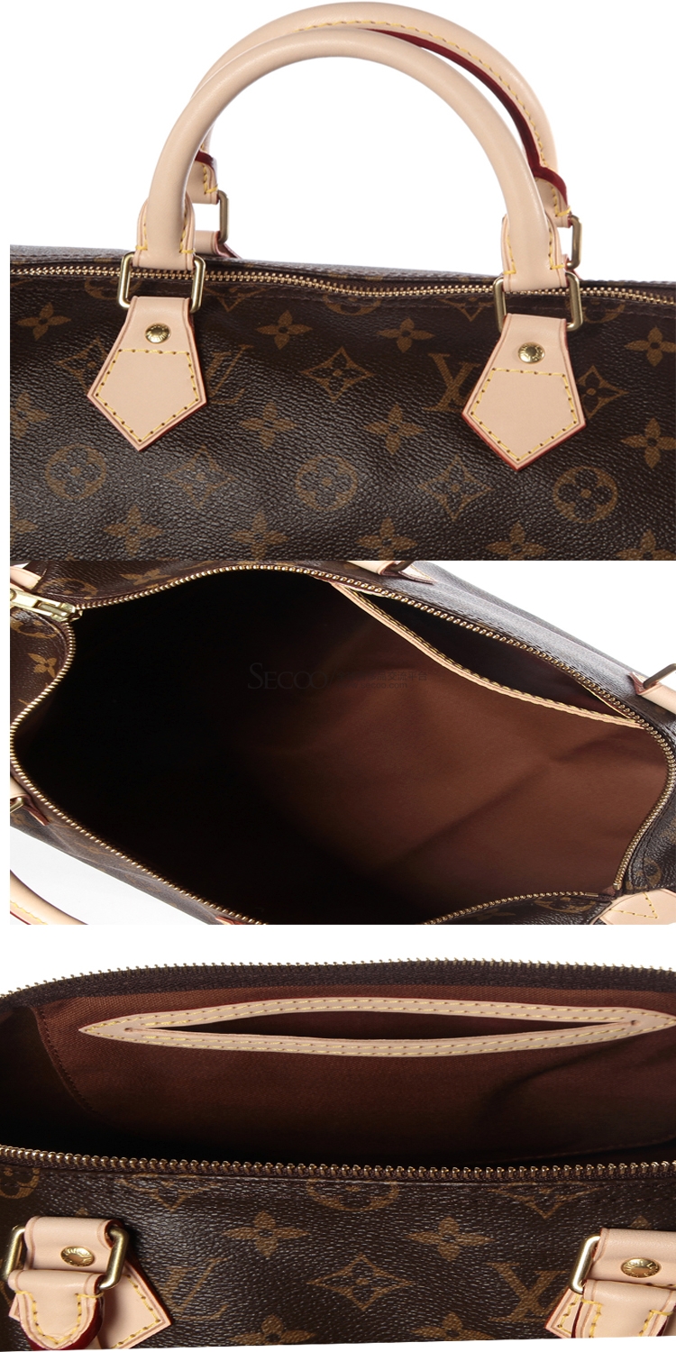 louis vuitton 路易威登女士老花monogram帆布旅行袋 m41524