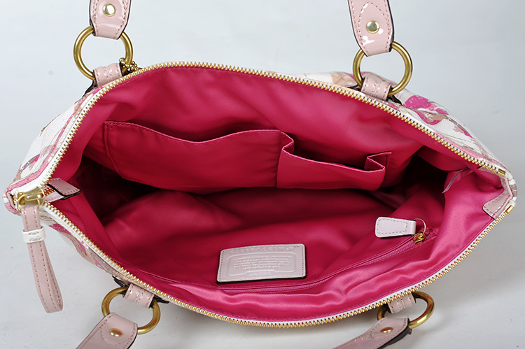 coach寇驰23372 poppy粉色淑女波碧系列小单肩包