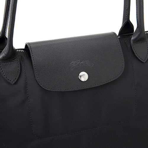 longchamp 珑骧 大号长柄 加厚款时尚单肩包限量版 1899 578 001 黑色