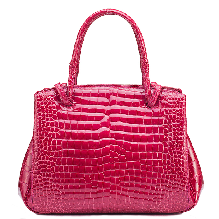hormiga(豪美嘉)粉红色鳄鱼皮手提包csp270122