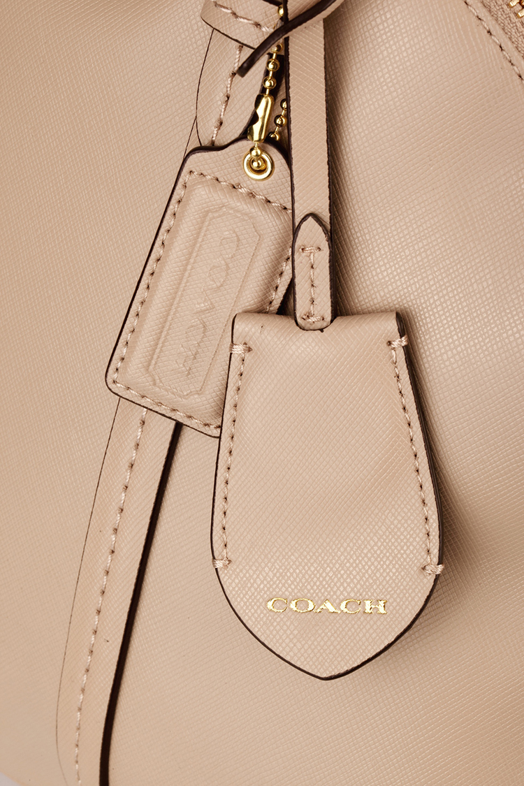 coach/蔻驰 女士麦迪逊系列新款牛皮单肩包两用女包25671 卡其色