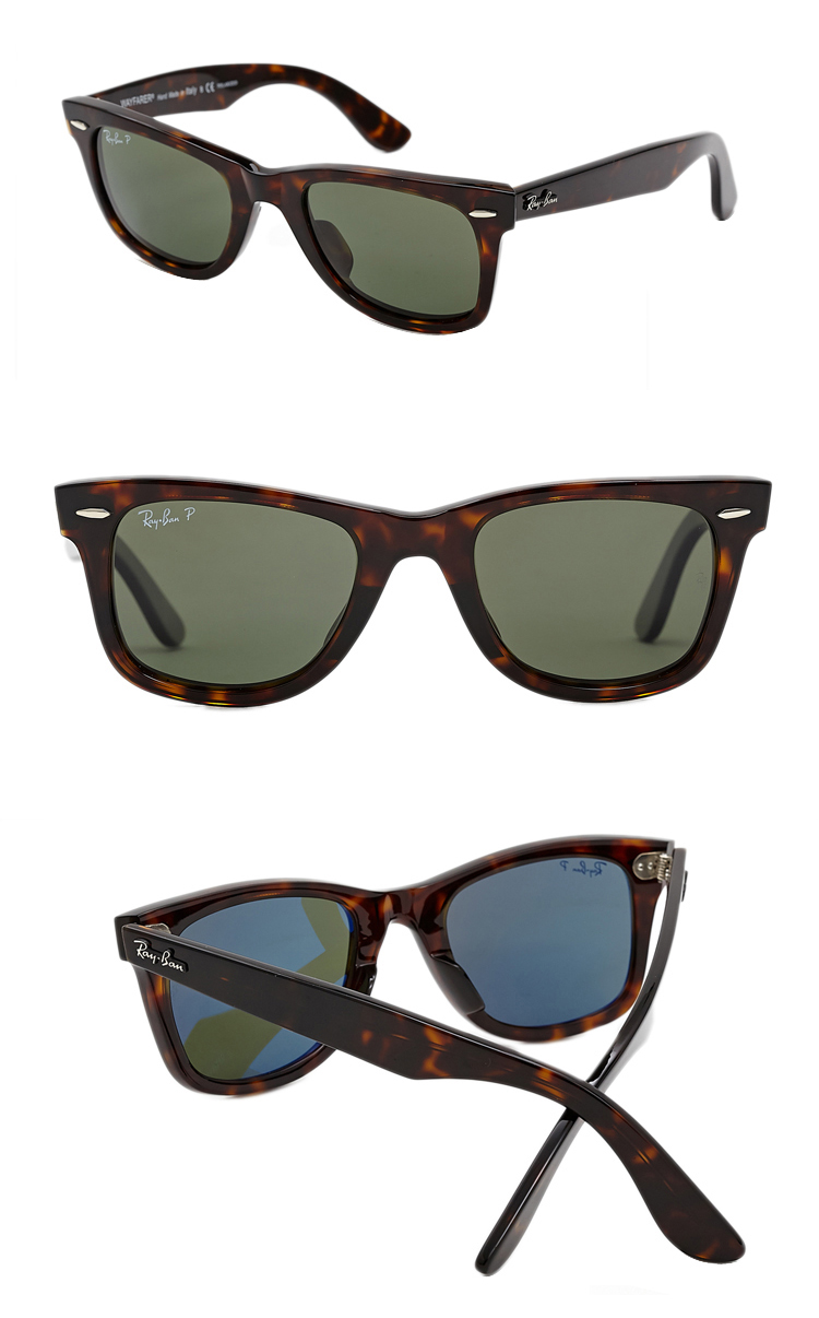 rayban/雷朋 亚洲版太阳镜 经典徒步旅行者改良版男女墨镜 玳瑁色 rb