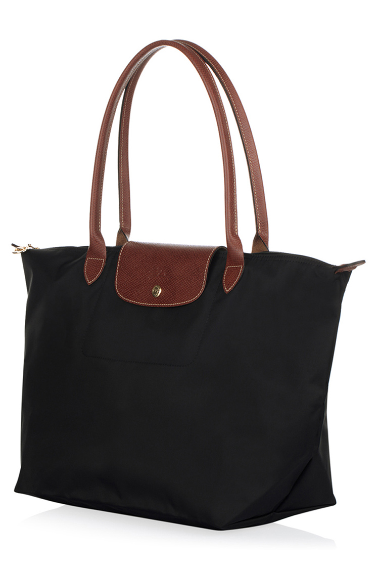 longchamp/珑骧le pliage系列经典折叠式中号多色饺子包女款长柄尼龙