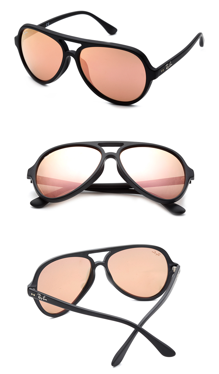 rayban雷朋太阳镜 rb4125f 901s/z2墨镜亚版彩膜男女蛤蟆镜时尚太阳